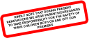 KINDLY NOTE THAT DURING PRESENT RENOVATIONS WE URGE PARENTS/CAREGIVERS TO TAKE RESPONSIBILITY FOR THE SAFETY OF THEIR CHILDREN BOTH ON AND OFF OUR PREMISES