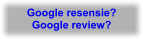 Google resensie? Google review?